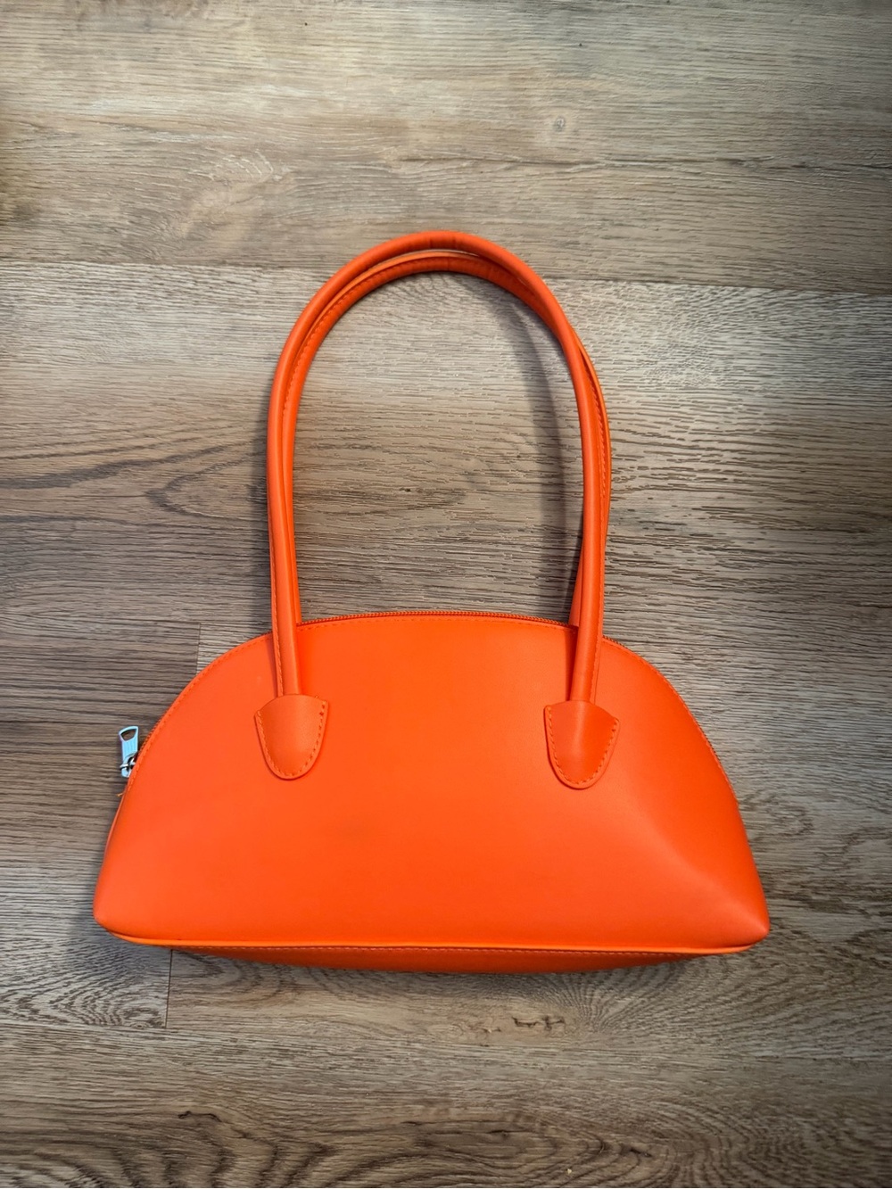 Women’s Orange Top-Handle Shoulder Bag